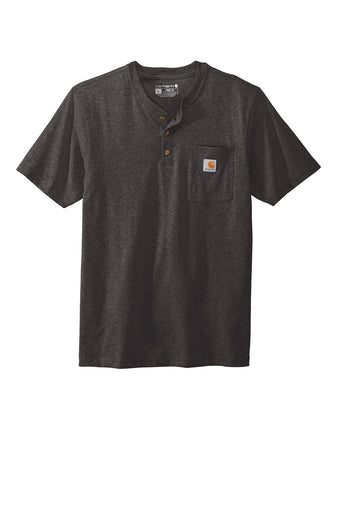 Carhartt® Short Sleeve Henley T-Shirt - CTK84 - Premium Workwear from Carhartt - Just $29.95! Shop now at Pat's Monograms
