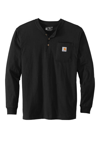 Carhartt® Long Sleeve Henley T-Shirt - CTK128 - Premium Workwear from Carhartt - Just $34.95! Shop now at Pat's Monograms