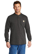 Carhartt® Long Sleeve Henley T-Shirt - CTK128 - Premium Workwear from Carhartt - Just $34.95! Shop now at Pat's Monograms