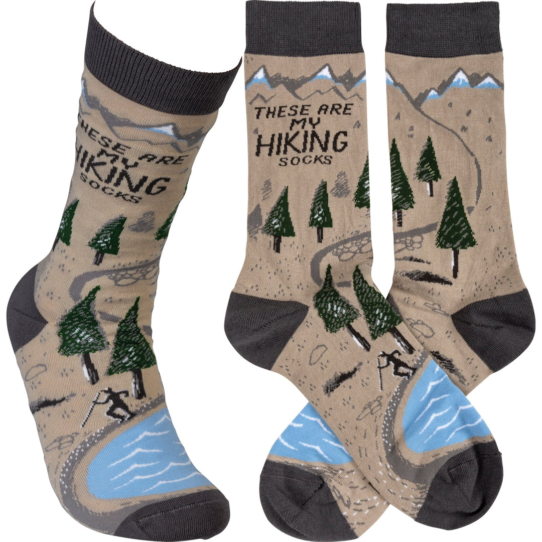 Socks - These Are My Hiking Socks - Premium Socks from Primitives by Kathy - Just $7.95! Shop now at Pat's Monograms