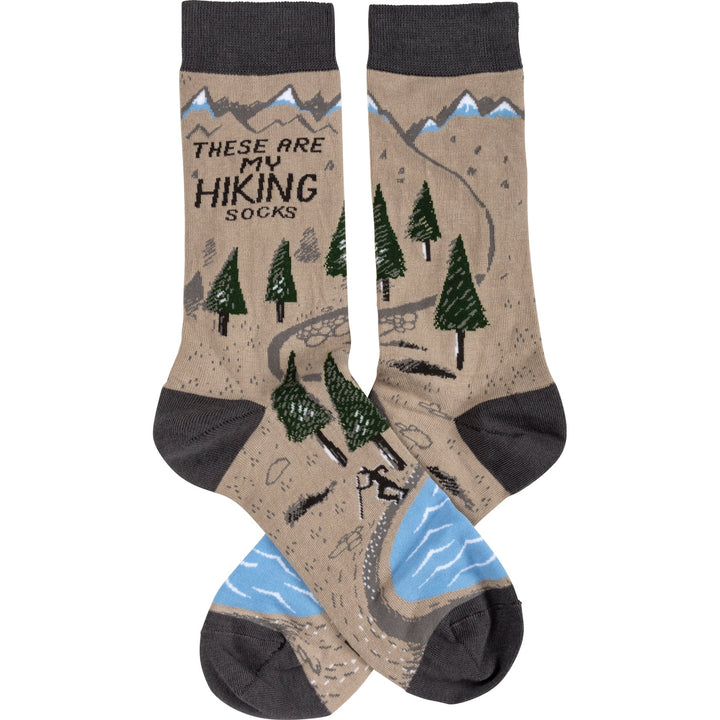 Socks - These Are My Hiking Socks - Premium Socks from Primitives by Kathy - Just $7.95! Shop now at Pat's Monograms