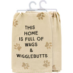 Kitchen Towel - Full of Wags and Wigglebutts - Premium Kitchen Towel from Primitives by Kathy - Just $8.95! Shop now at Pat's Monograms