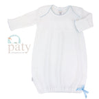 Paty Gown - White with trim - Premium Infant Wear from Paty INC. - Just $49.95! Shop now at Pat's Monograms