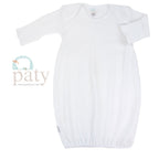 Paty Gown - White with trim - Premium Infant Wear from Paty INC. - Just $49.95! Shop now at Pat's Monograms