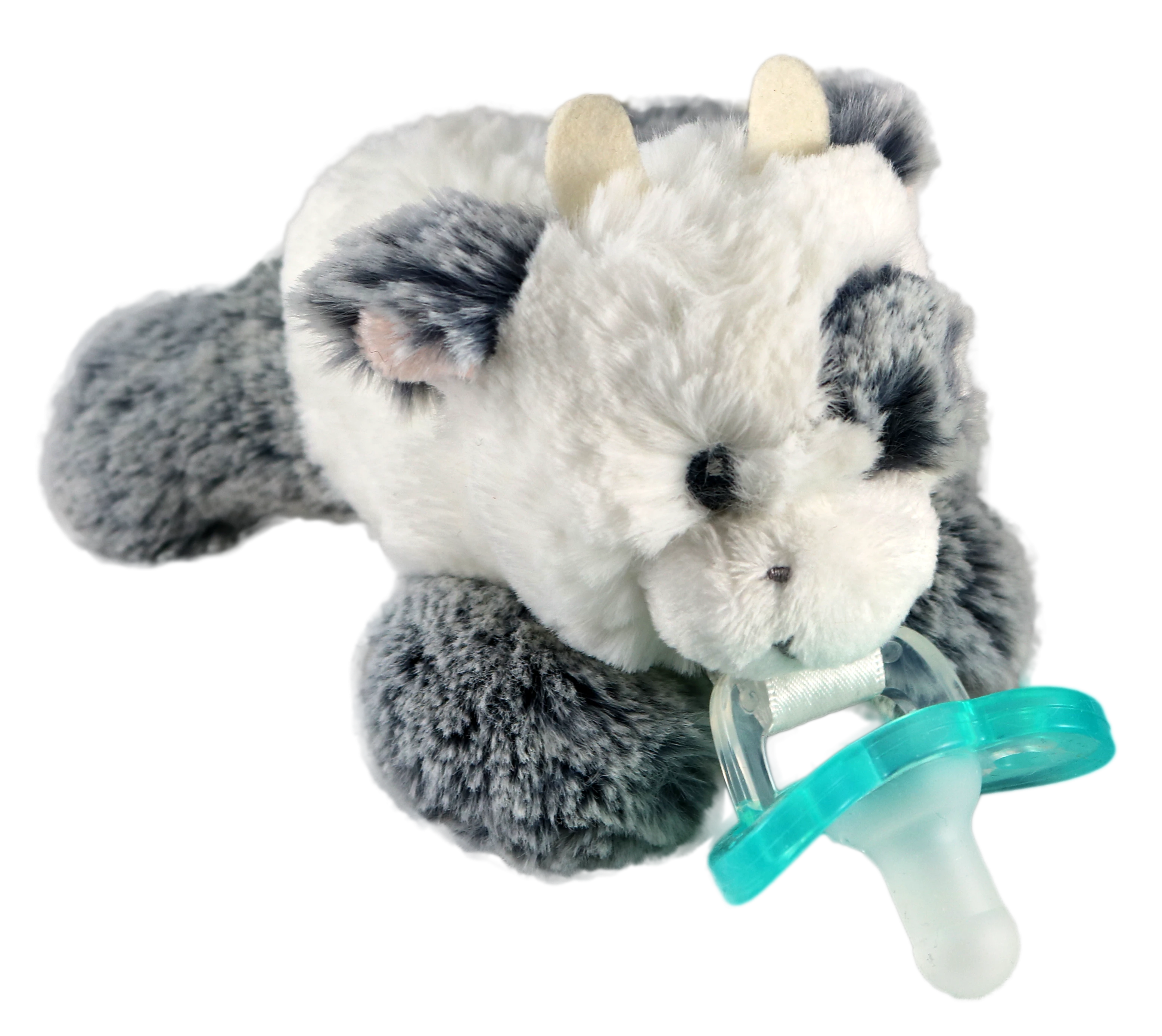 RaZbuddy Coby Cow Paci/Teether Holder - Premium Baby Gift from RaZbaby - Just $12.99! Shop now at Pat's Monograms