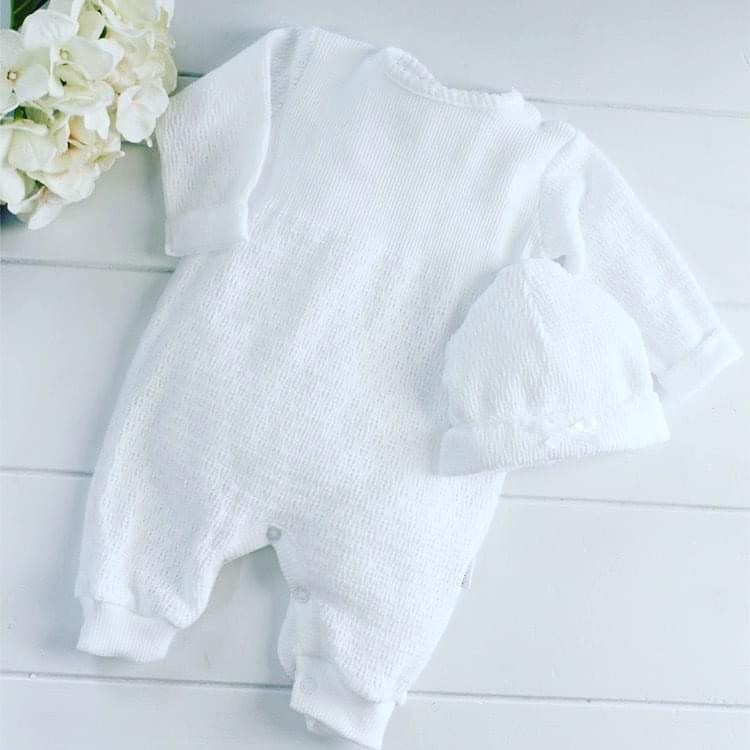 Paty Romper w/ Key Hole Back - Premium Infant Wear from Paty INC. - Just $45.0! Shop now at Pat's Monograms