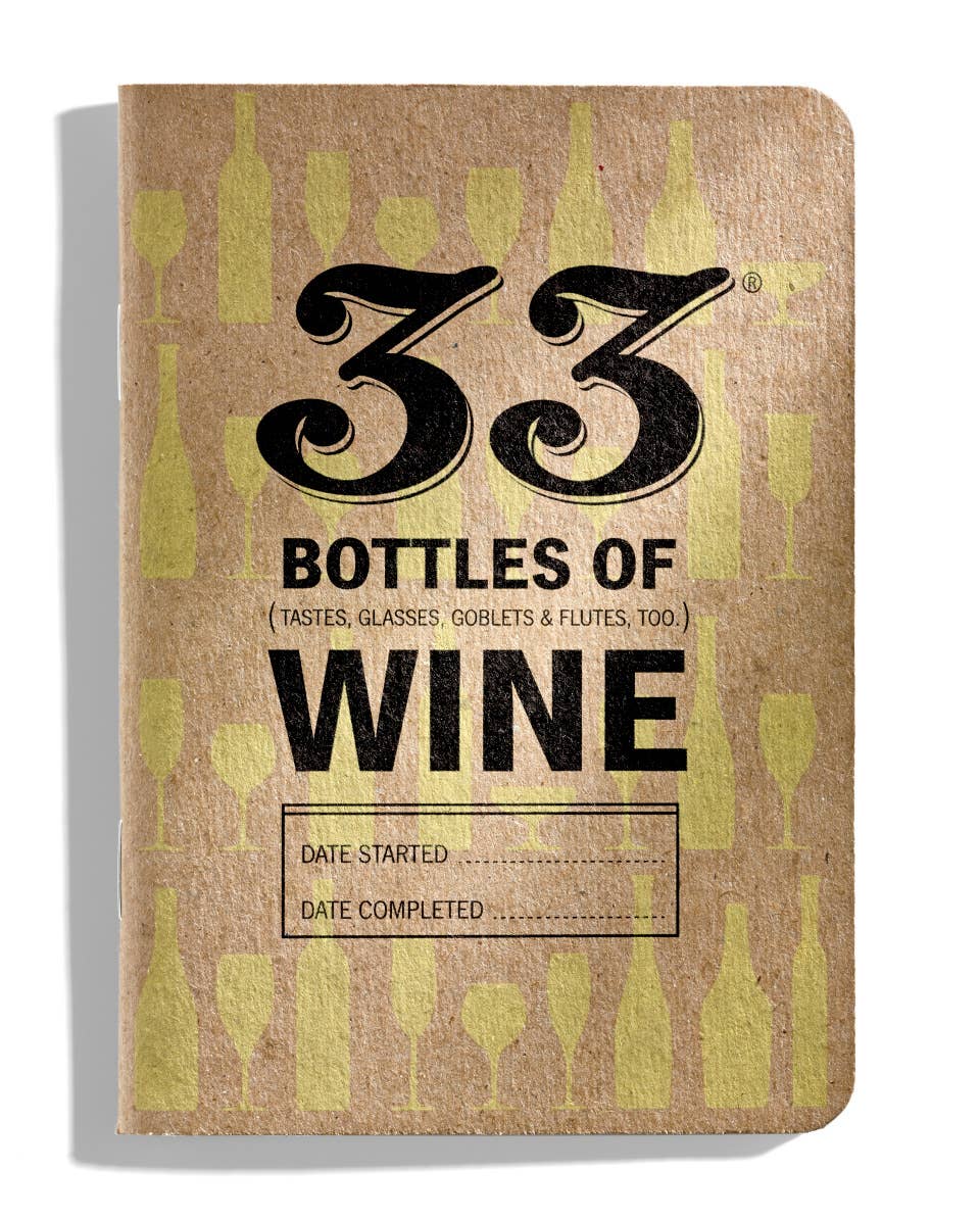 33 Bottles Of Wine Journal - Premium gift item from 33 Books Co. - Just $5.95! Shop now at Pat's Monograms