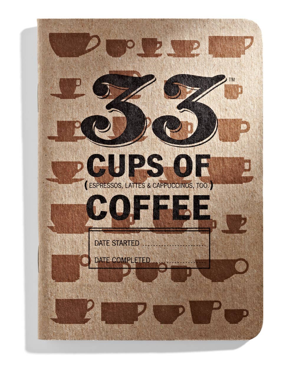 33 Cups Of Coffee Journal - Premium gift item from 33 Books Co. - Just $5.95! Shop now at Pat's Monograms