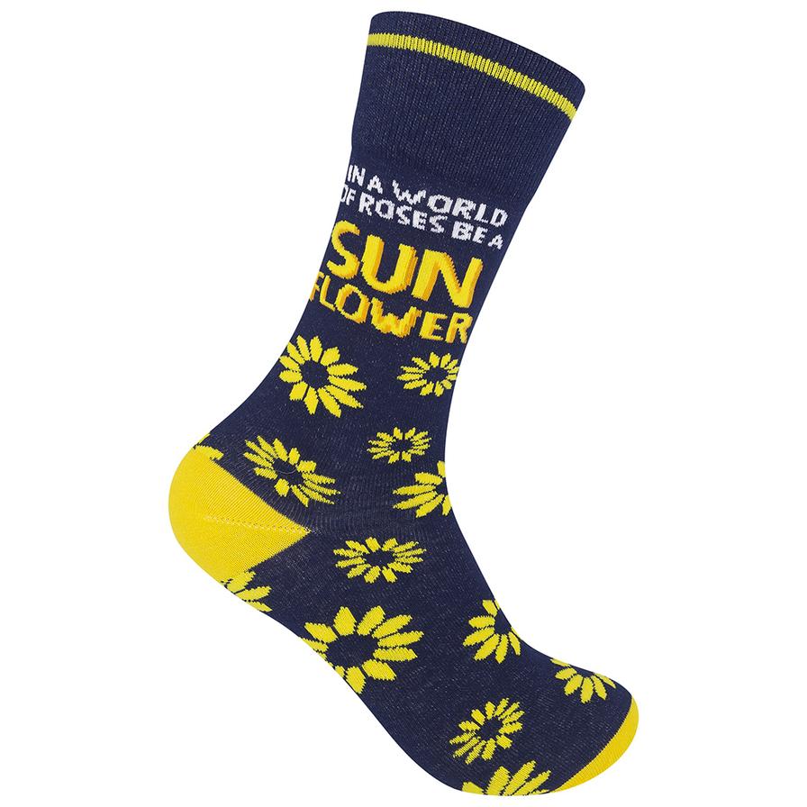 Be A Sunflower Socks - Premium Socks from Funatic - Just $9.95! Shop now at Pat's Monograms