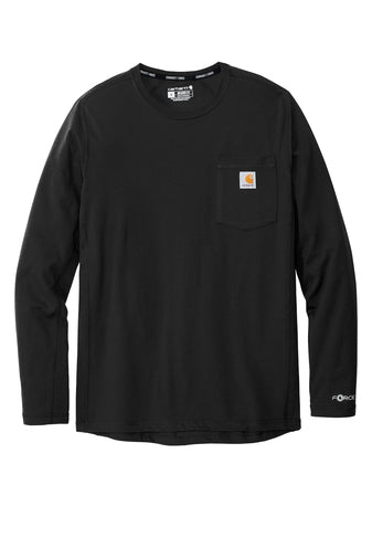 Carhartt Force® Long Sleeve Pocket T-Shirt - CT106656 - Premium Workwear from Carhartt - Just $42.95! Shop now at Pat's Monograms
