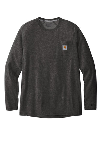 Carhartt Force® Long Sleeve Pocket T-Shirt - Premium Workwear from Carhartt - Just $45.0! Shop now at Pat's Monograms