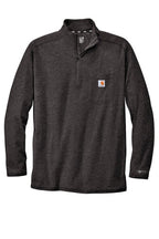 Carhartt Force® 1/4 Zip Long Sleeve T-Shirt - CT106660 - Premium Workwear from Carhartt - Just $49.95! Shop now at Pat's Monograms