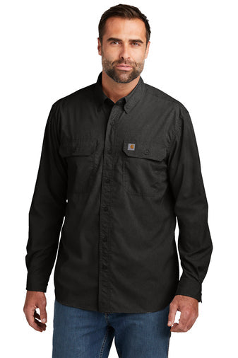 Carhartt Force ® Solid Long Sleeve Shirt - Premium Workwear from Carhartt - Just $72.00! Shop now at Pat's Monograms