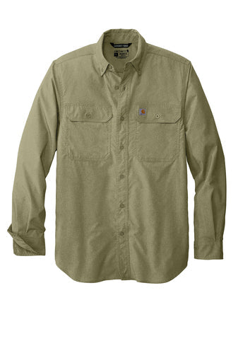 Carhartt Force ® Solid Long Sleeve Shirt - Premium Workwear from Carhartt - Just $72.00! Shop now at Pat's Monograms