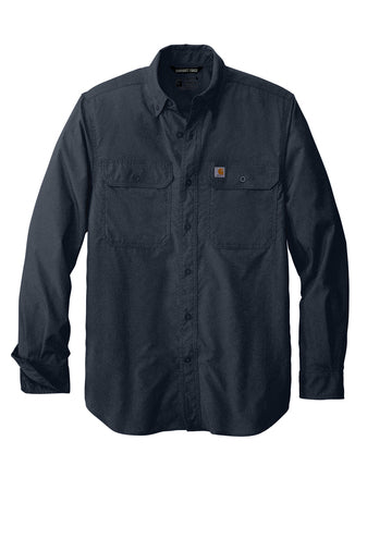Carhartt Force ® Solid Long Sleeve Shirt - CT105291 - Premium Workwear from Carhartt - Just $59.95! Shop now at Pat's Monograms