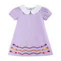 Purple Gingham Crayon Back to School Collared Dress - Premium  from Lil Cactus - Just $34.95! Shop now at Pat's Monograms