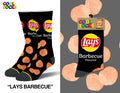 Lays BBQ - Mens Crew Folded - Premium Socks from Cool Socks - Just $11.95! Shop now at Pat's Monograms