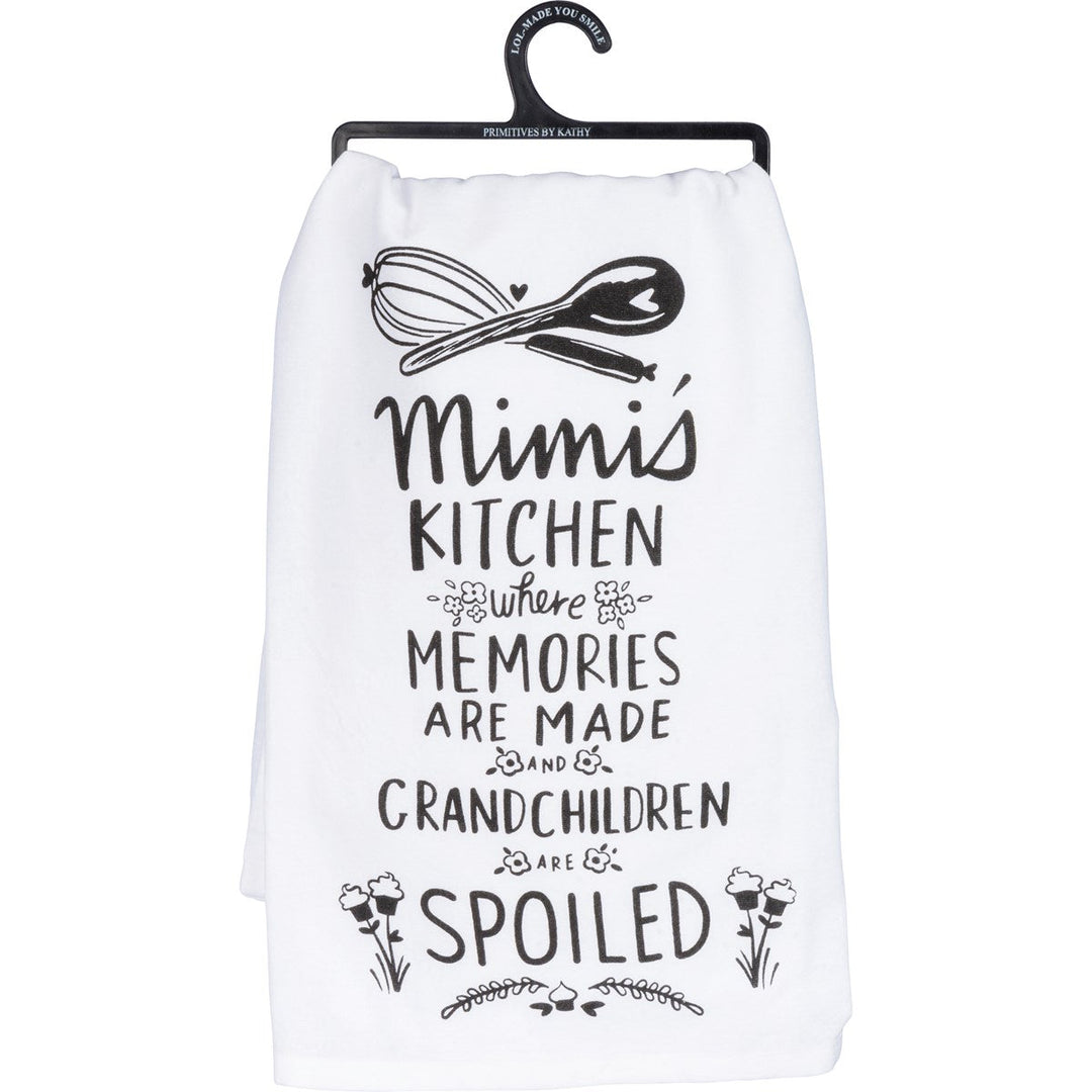 Kitchen Towel - Mimi's Kitchen Where Memories - Premium Kitchen Towel from Primitives by Kathy - Just $8.95! Shop now at Pat's Monograms