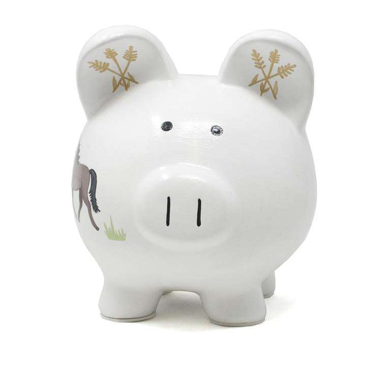 Barnyard Piggy Bank - Premium Baby Gift from Child To Cherish® - Just $34.95! Shop now at Pat's Monograms