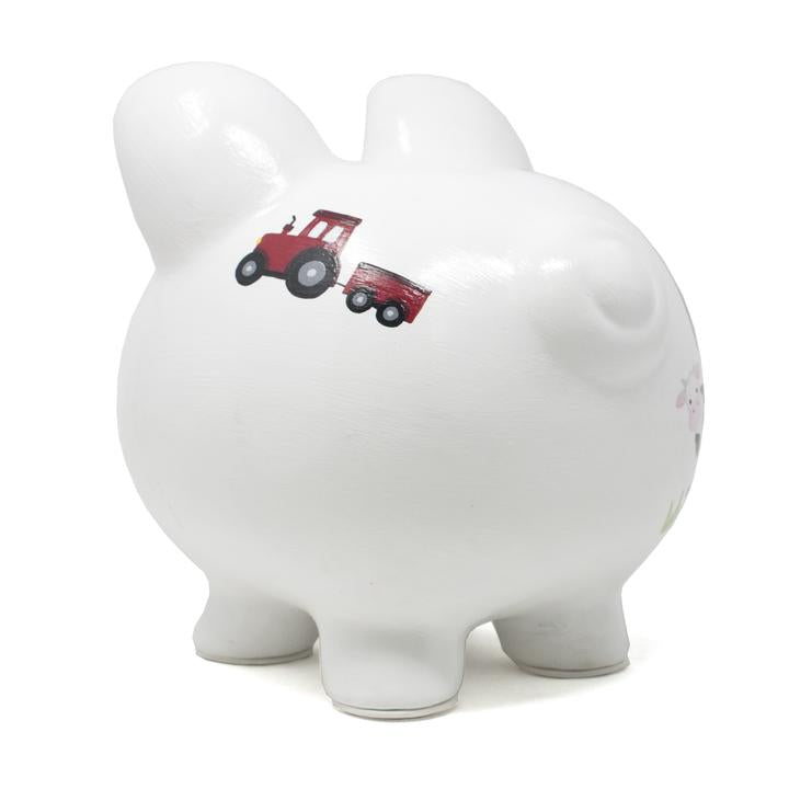 Barnyard Piggy Bank - Premium Baby Gift from Child To Cherish® - Just $34.95! Shop now at Pat's Monograms