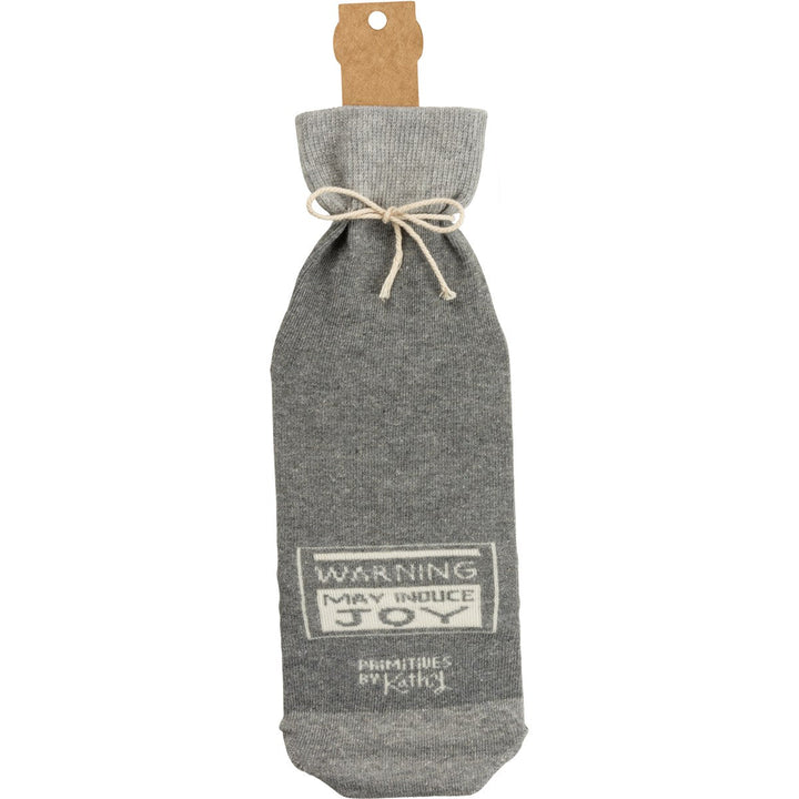 Bottle Sock - Wine Because Adulting Is Hard - Premium wine accessories from Primitives by Kathy - Just $5.95! Shop now at Pat's Monograms