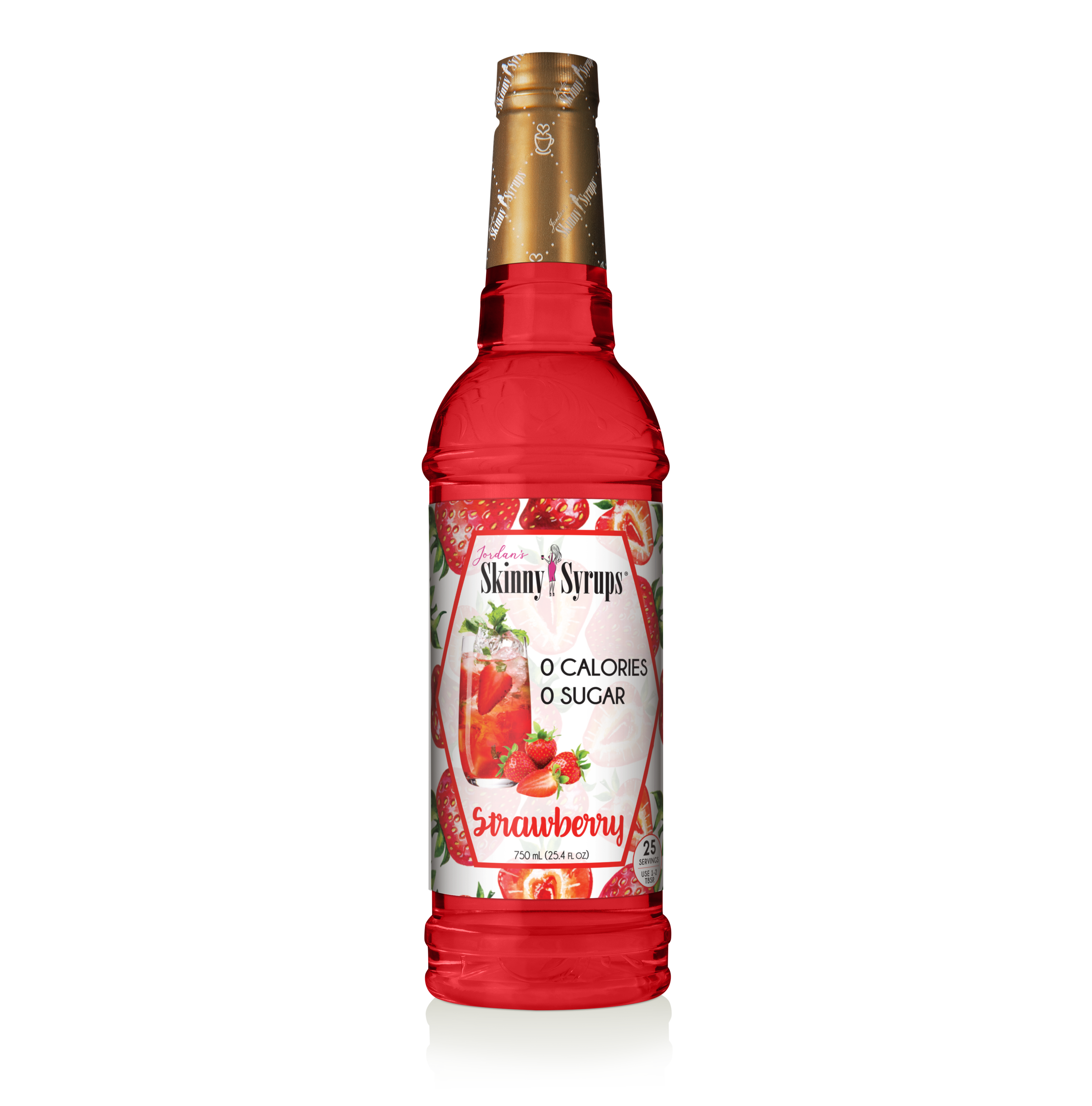 Sugar Free Strawberry Syrup - Premium  from Jordan's Skinny Mixes - Just $9.59! Shop now at Pat's Monograms
