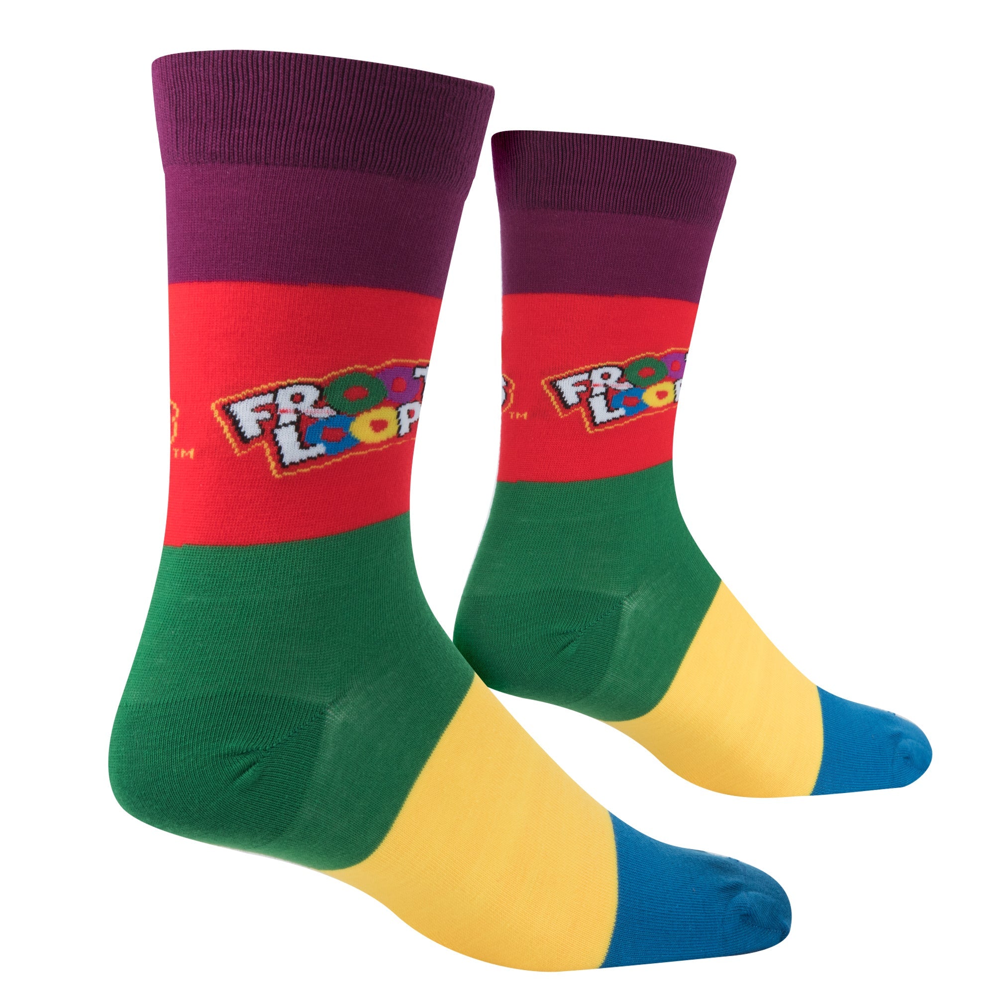 Froot Loops Crew Socks - Premium Socks from Crazy Socks - Just $8! Shop now at Pat's Monograms