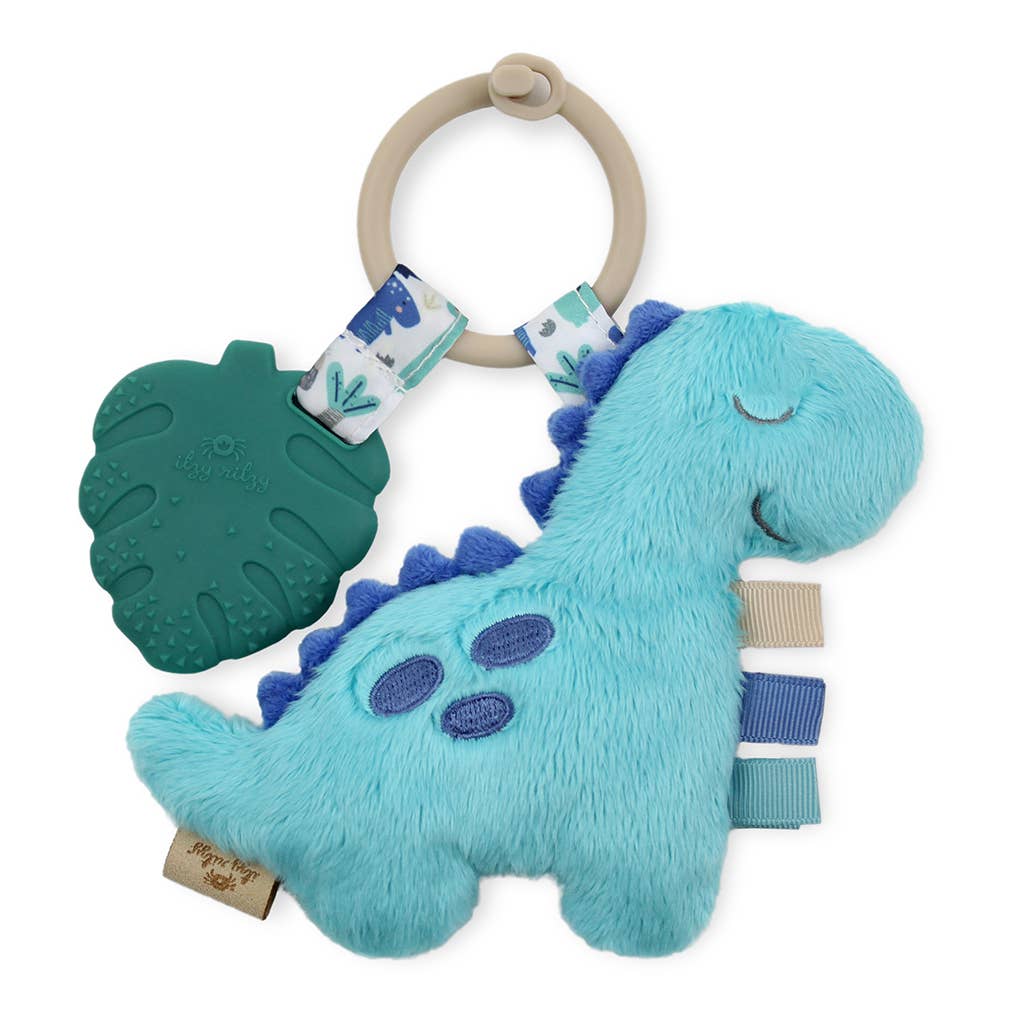 Itzy Pal™ James the Dino Plush + Teether - Premium Baby Gift from Itzy Ritzy - Just $9.95! Shop now at Pat's Monograms