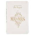 Mr. & Mrs. 366 Devotions for Couples White Faux Leather Devo - Premium Books and Devotionals from Christian Art Gifts - Just $16.99! Shop now at Pat's Monograms