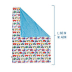 Trains, Planes, and Trucks Plush Throw Blanket - Premium Bags and Totes from Wildkin - Just $49.95! Shop now at Pat's Monograms