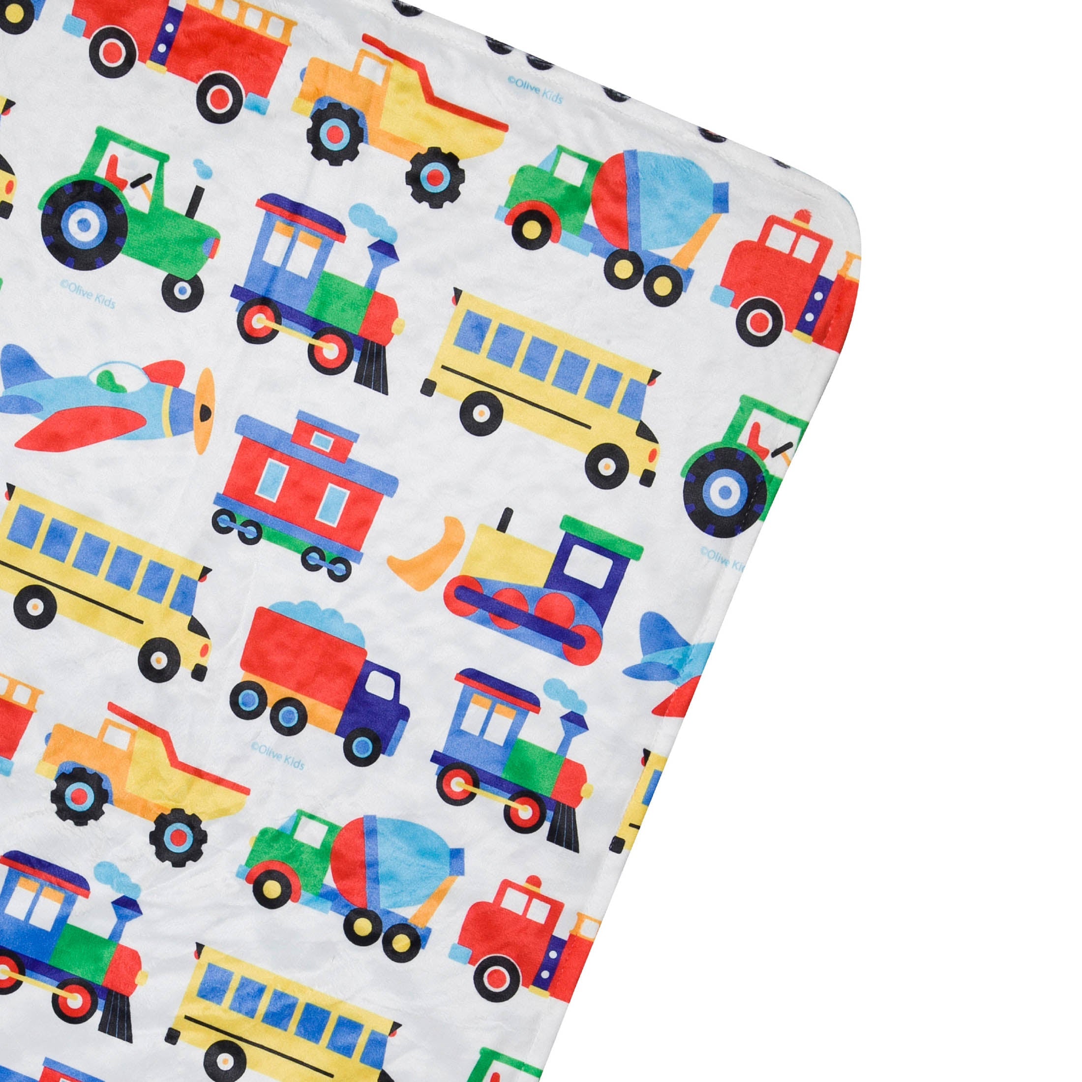 Trains, Planes, and Trucks Plush Throw Blanket - Premium Bags and Totes from Wildkin - Just $49.95! Shop now at Pat's Monograms