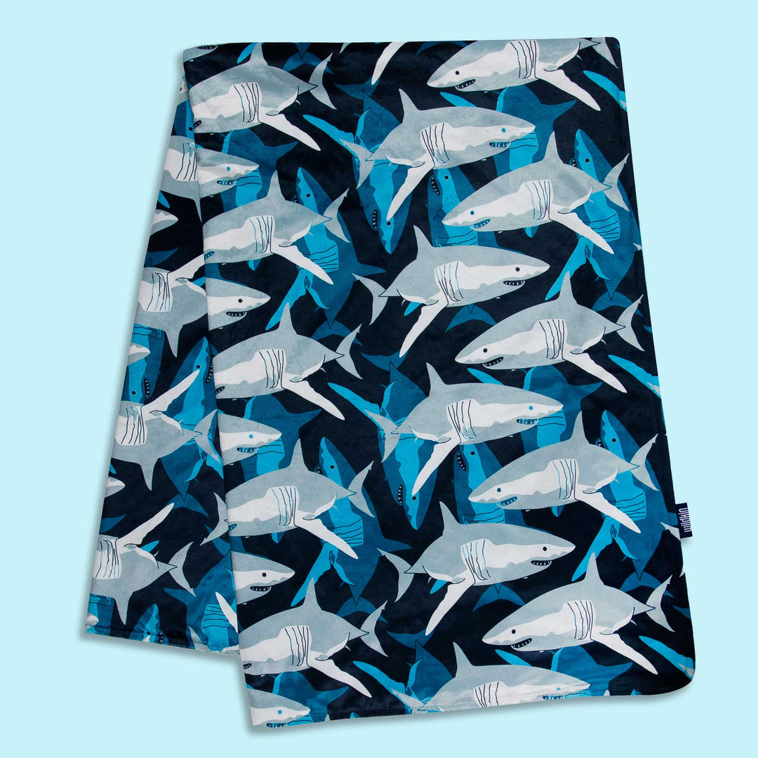 Sharks Plush Throw Blanket - Premium Bags and Totes from Wildkin - Just $49.95! Shop now at Pat's Monograms