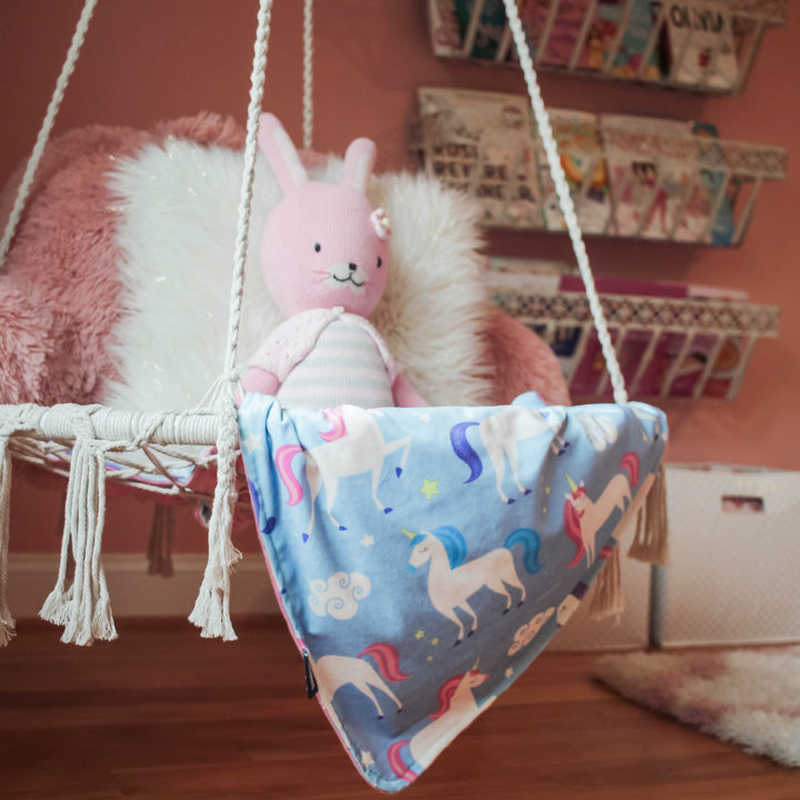 Unicorn Plush Throw Blanket - Premium Bags and Totes from Wildkin - Just $49.95! Shop now at Pat's Monograms