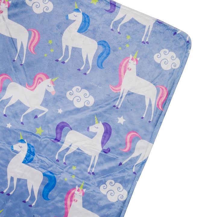 Unicorn Plush Throw Blanket - Premium Bags and Totes from Wildkin - Just $49.95! Shop now at Pat's Monograms