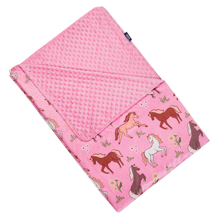 Wild Horses Plush Throw Blanket - Premium Bags and Totes from Wildkin - Just $49.95! Shop now at Pat's Monograms