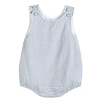Gray Gingham Bubble Romper - Premium Baby & Toddler Outfits from Lil Cactus - Just $29.95! Shop now at Pat's Monograms