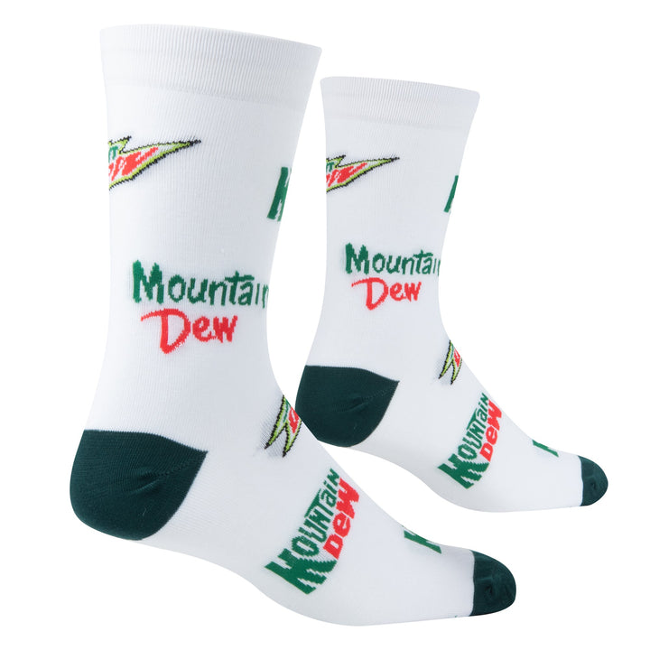 Mountain Dew Crew Socks - Premium Socks from Crazy Socks - Just $7.00! Shop now at Pat's Monograms