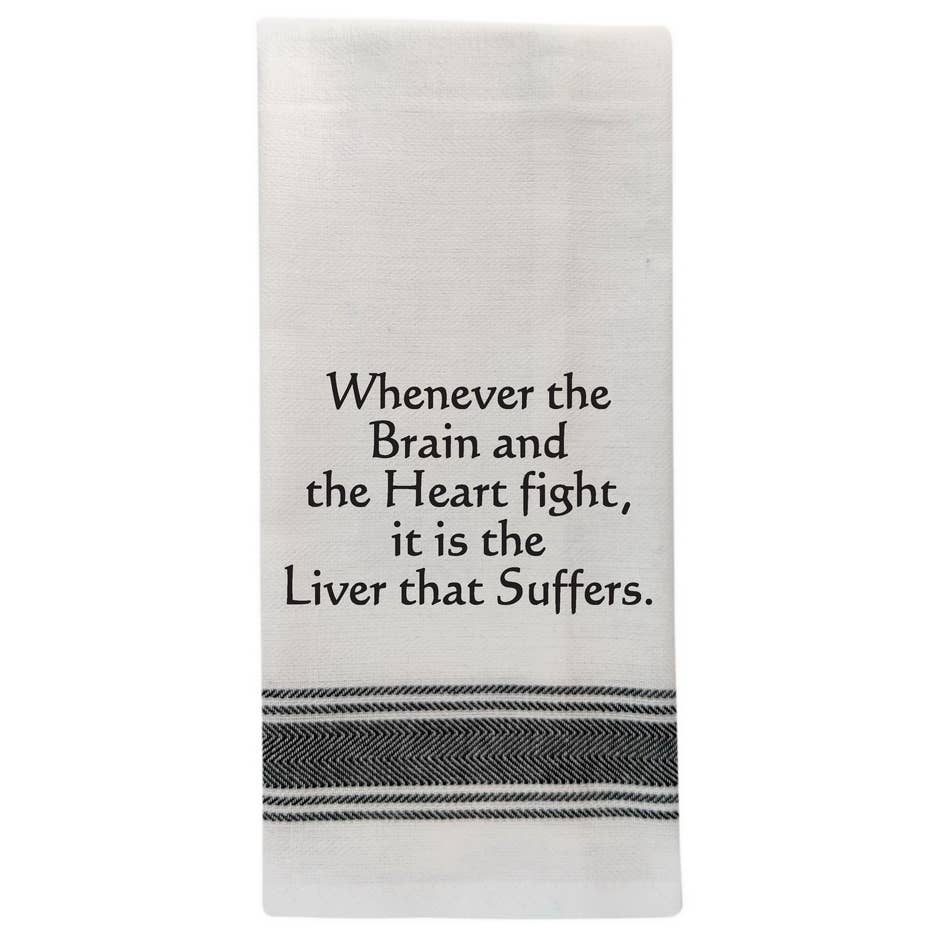 Whenever the Brain and the Heart fight… - Premium  from Wild Hare Designs - Just $9.95! Shop now at Pat's Monograms