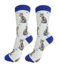Silver Tabby Cat Full Body Socks - Premium Socks from Sock Daddy - Just $10.95! Shop now at Pat's Monograms