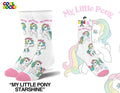 My Little Ponies - Kids 7-10 Crew - Premium socks from Cool Socks - Just $7.95! Shop now at Pat's Monograms