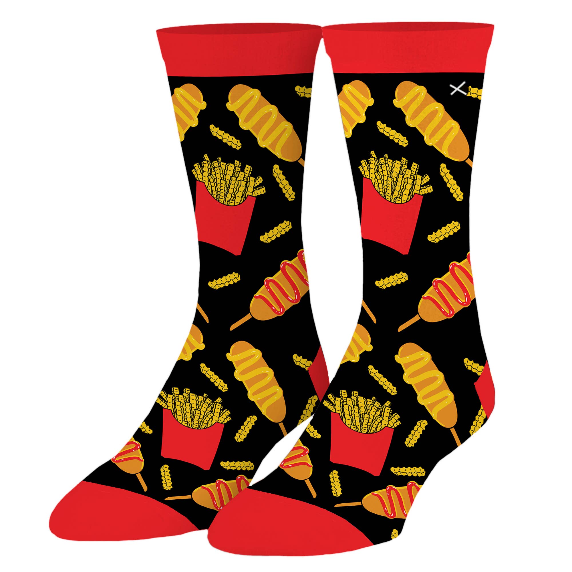 Corn Dogs - Crew Folded - Premium Socks from Crazy Socks - Just $8! Shop now at Pat's Monograms