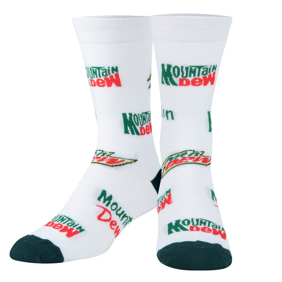 Mountain Dew Crew Socks - Premium Socks from Crazy Socks - Just $7.00! Shop now at Pat's Monograms