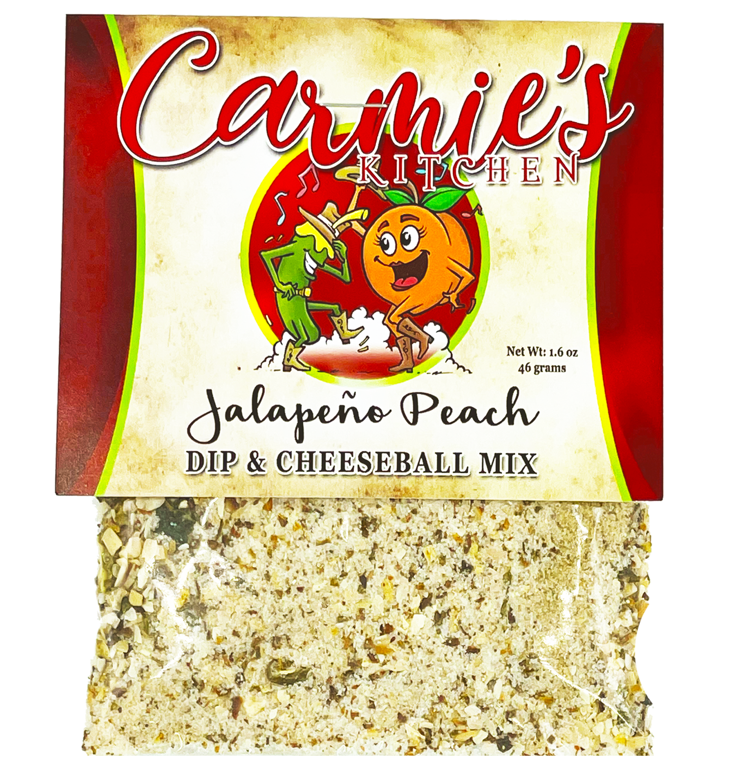 Jalapeno Peach Dip Mix - Premium Dips & Spreads from Carmie's Kitchen - Just $5! Shop now at Pat's Monograms