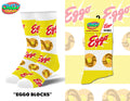 Eggo Blocks - Mens Crew Folded - Premium Socks from Crazy Socks - Just $8! Shop now at Pat's Monograms