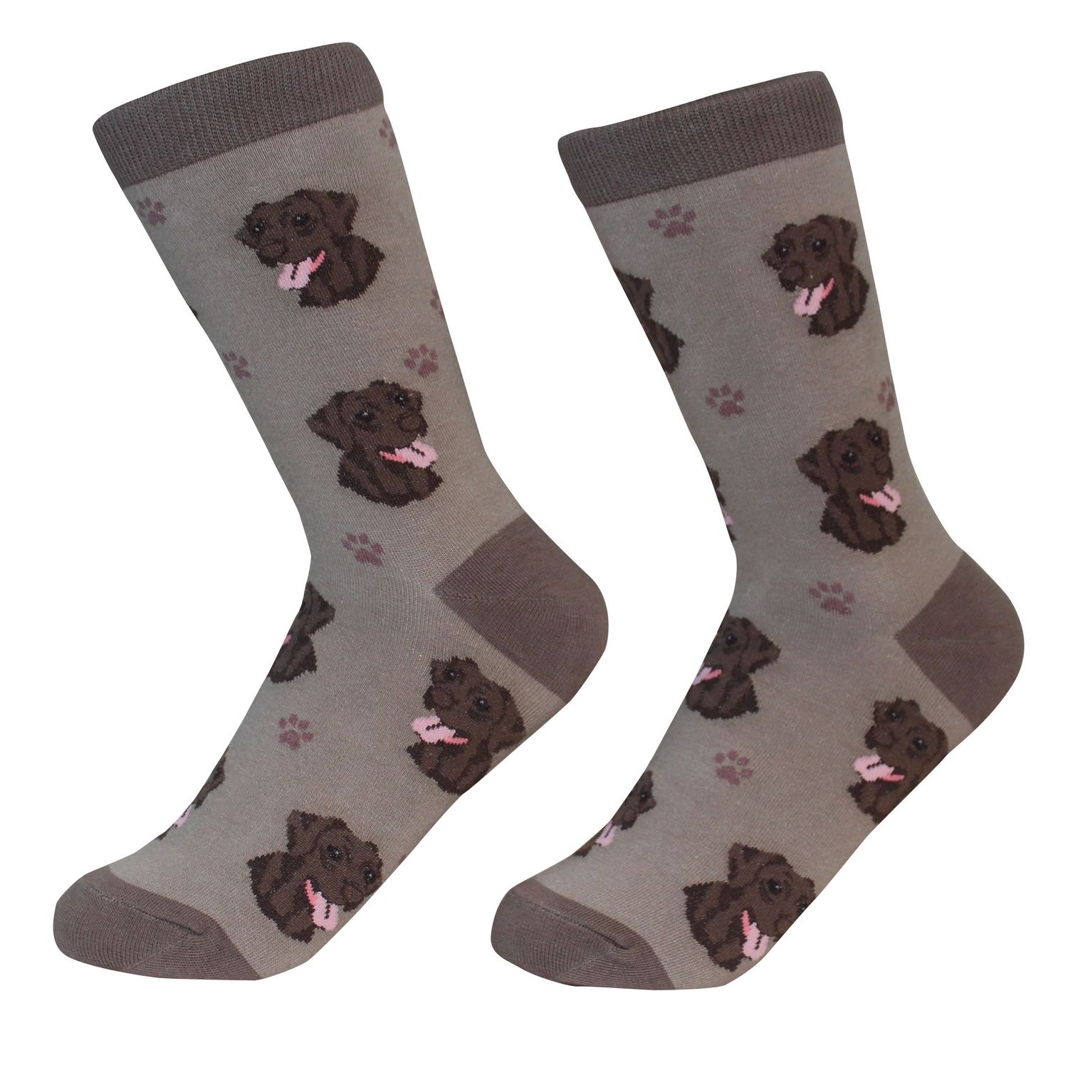 Chocolate Labrador Socks - Premium Socks from Sock Daddy - Just $10.95! Shop now at Pat's Monograms