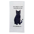 Black Cat Kitchen Towel - Premium Dish Towel from E&S Pets - Just $10.95! Shop now at Pat's Monograms