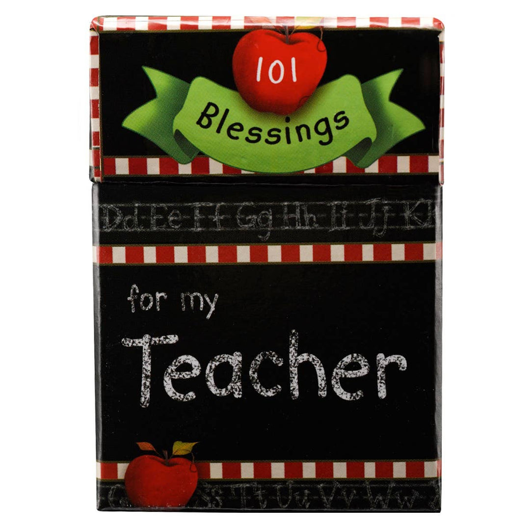 101 Blessings For My Teacher Box of Blessings - Premium Books and Devotionals from Christian Art Gifts - Just $4.99! Shop now at Pat's Monograms