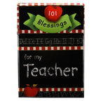 101 Blessings For My Teacher Box of Blessings - Premium Books and Devotionals from Christian Art Gifts - Just $4.99! Shop now at Pat's Monograms