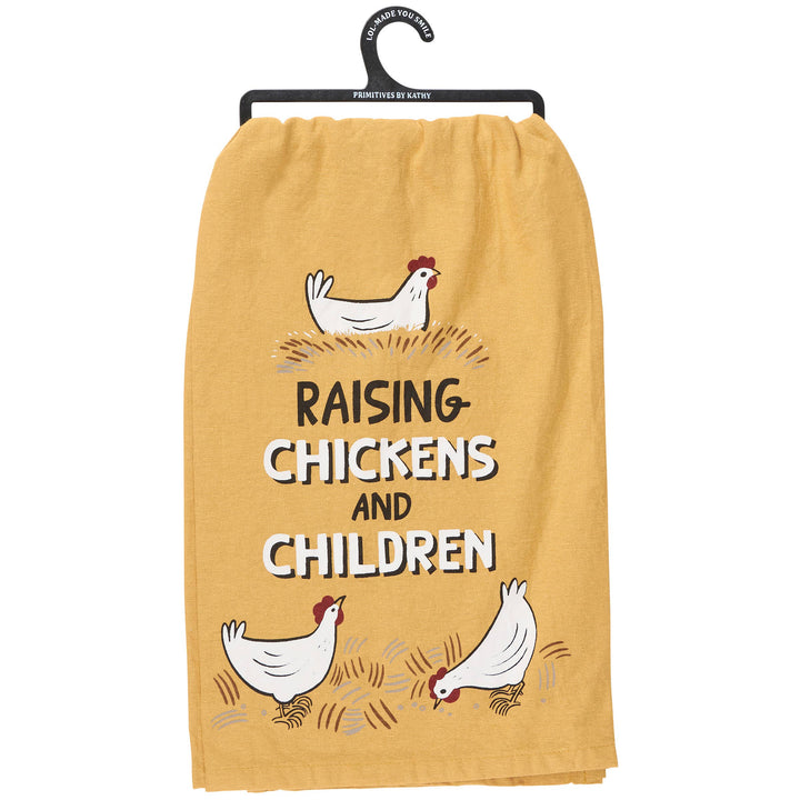 Raising Chickens Kitchen Towel - Premium Kitchen Towel from Primitives by Kathy - Just $9.95! Shop now at Pat's Monograms