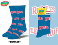 Ruffles - Mens Crew Folded - Crazy Socks - Premium Socks from Crazy Socks - Just $8! Shop now at Pat's Monograms